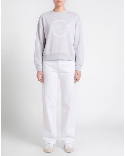 Eleventy White Sweatshirt