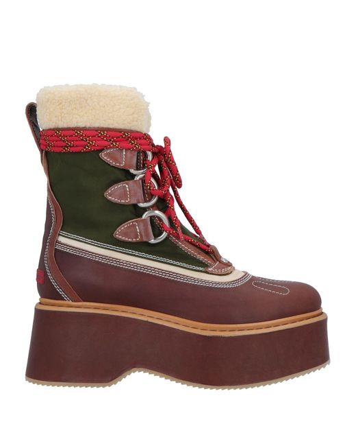 DSquared² Red Ankle Boots