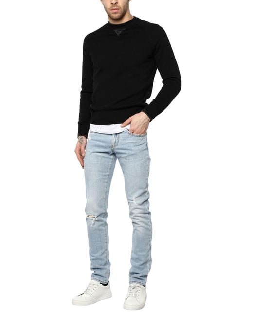 ARMANI EXCHANGE Blue Jeans Cotton for men