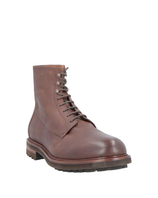 Brunello Cucinelli Brown Ankle Boots for men