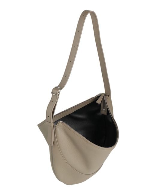 The Row Gray Shoulder Bag Cow Leather