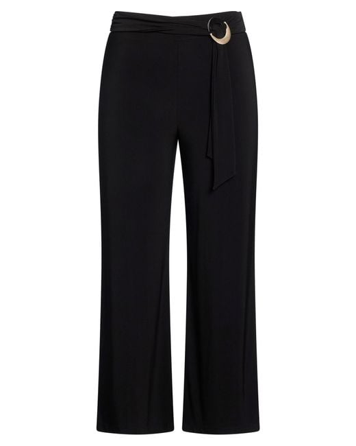 FRANK LYMAN Blue Pants Polyester, Elastane