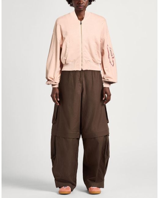 Pinko Pink Sweatshirt Cotton