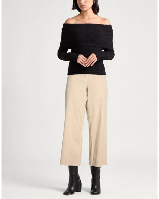 Nili Lotan Natural Pants Cotton, Polyester, Elastane
