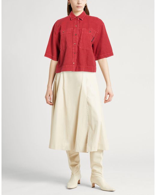 Brunello Cucinelli Red Shirts