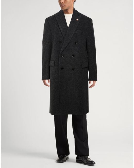 Abrigo Lardini de hombre de color Black