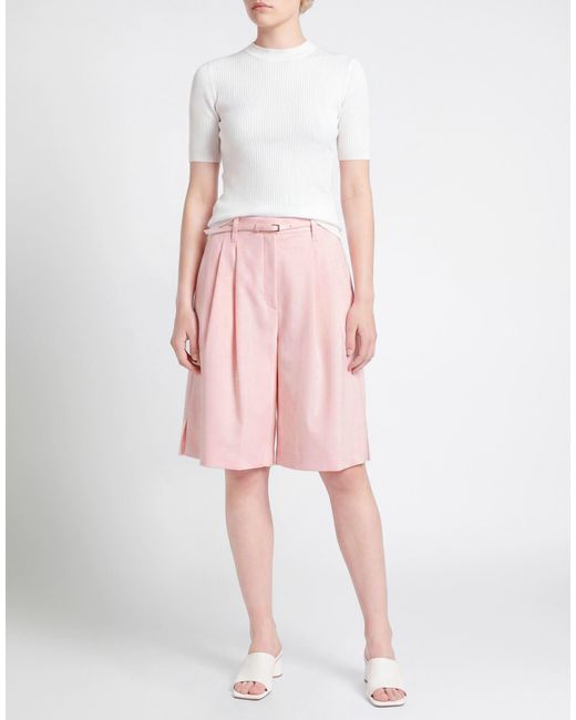 Boss Pink Shorts & Bermuda Shorts Virgin Wool, Cotton