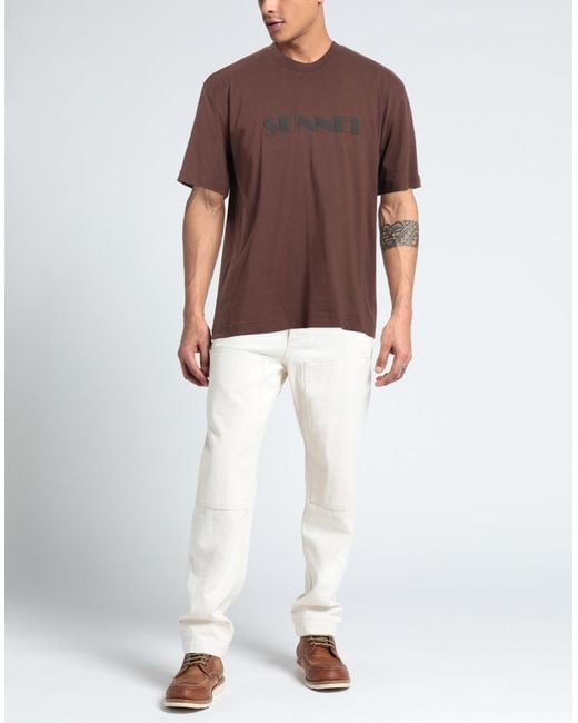 Sunnei Brown T-shirt for men