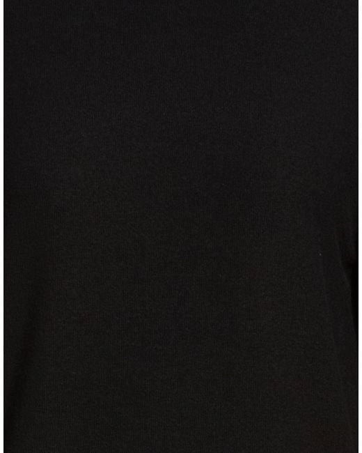 DONNI. Black Turtleneck Rayon, Polyester, Elastane