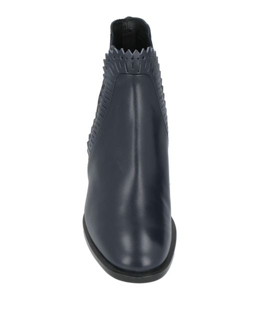 Tod's Blue Ankle Boots