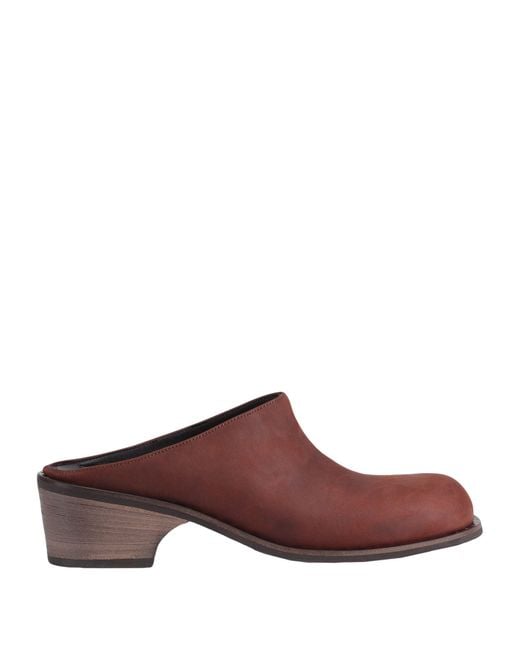MAX&Co. Brown Mules & Clogs