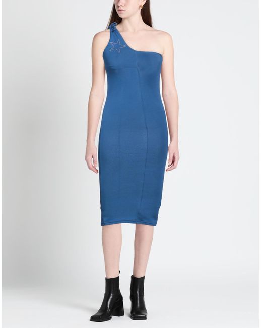 Mangano Blue Midi Dress