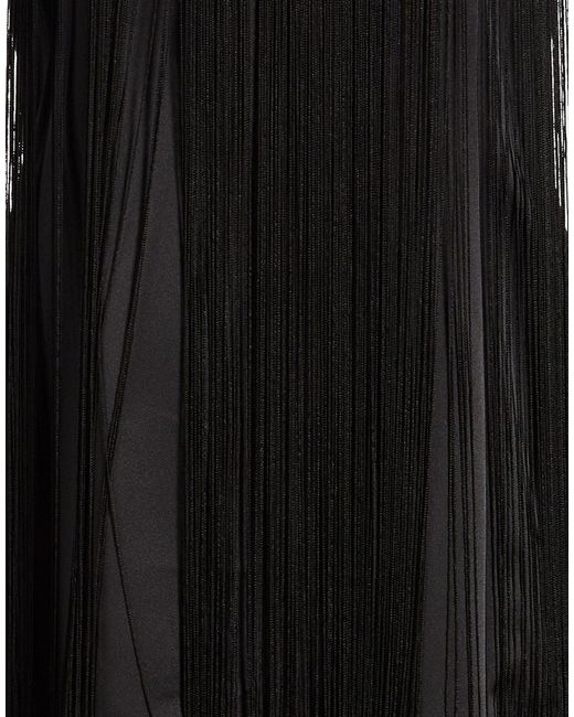 NUALY Black Mini Dress Polyester, Elastane