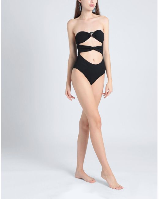 Karl Lagerfeld Black One-piece Swimsuit