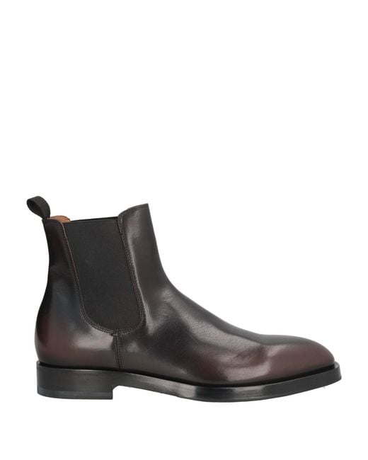 Officine Creative Brown Ankle Boots Leather for men