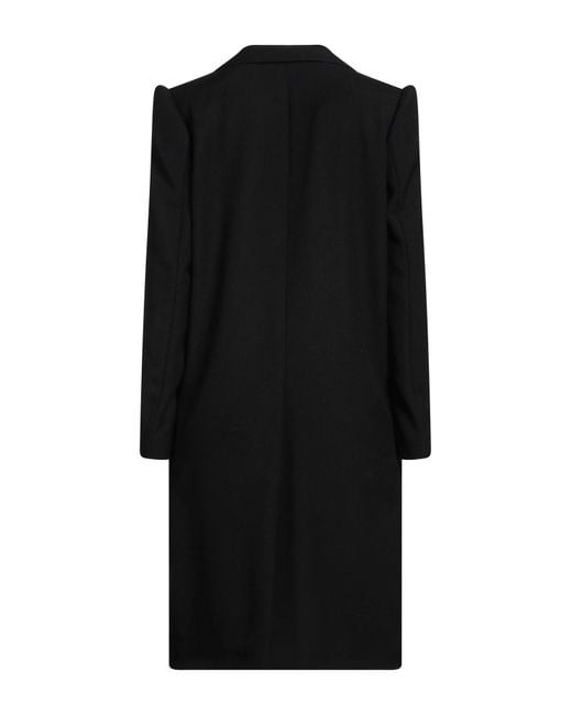 Dries Van Noten Black Coat Wool