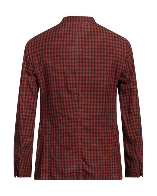 Boglioli Red Blazer for men