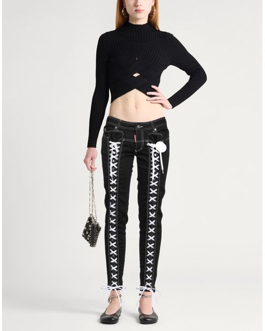 DSquared² Black Jeans Cotton, Elastane