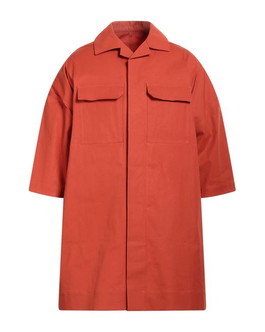 Rick Owens Red Shirt for men