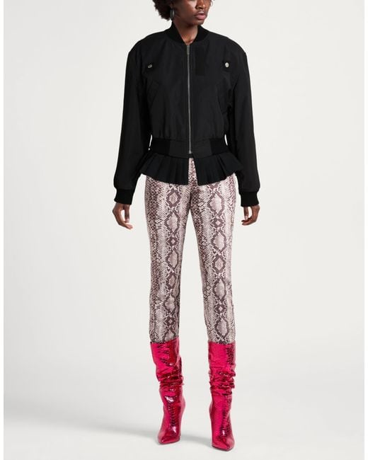 MEIMEIJ Black Jacket Polyester, Acetate, Viscose