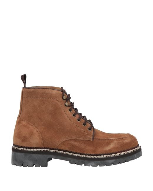 Hackett Brown Ankle Boots for men
