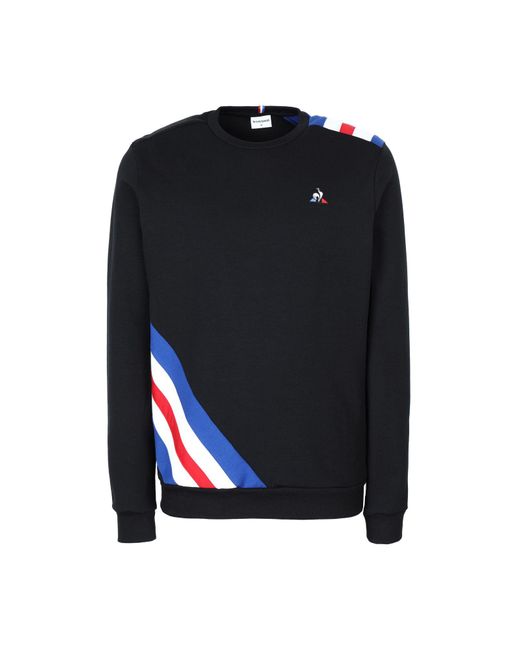 Le Coq Sportif Black Sweatshirt for men