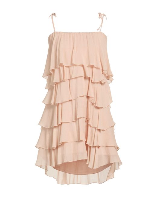 Soallure Pink Mini Dresses