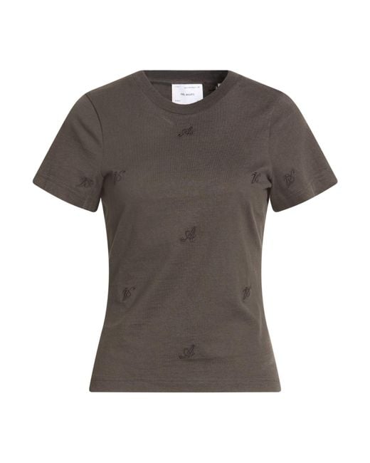 Axel Arigato Gray T-Shirt Organic Cotton