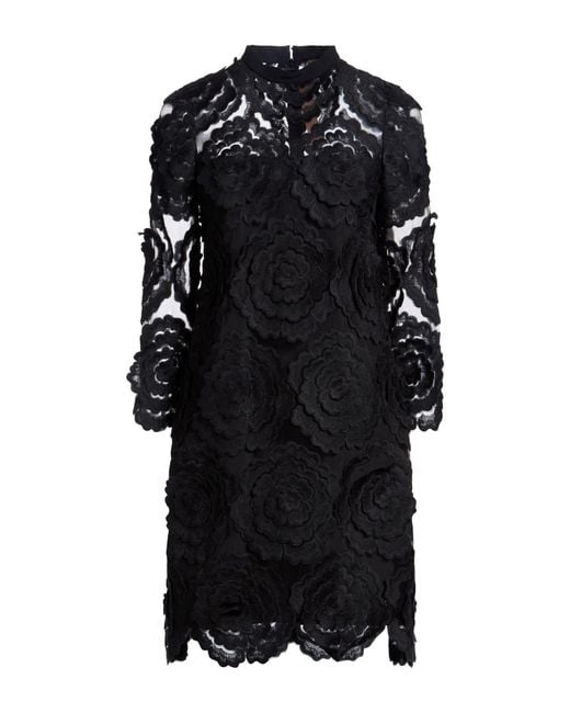 N°21 Black Midi Dress Polyamide, Polyester