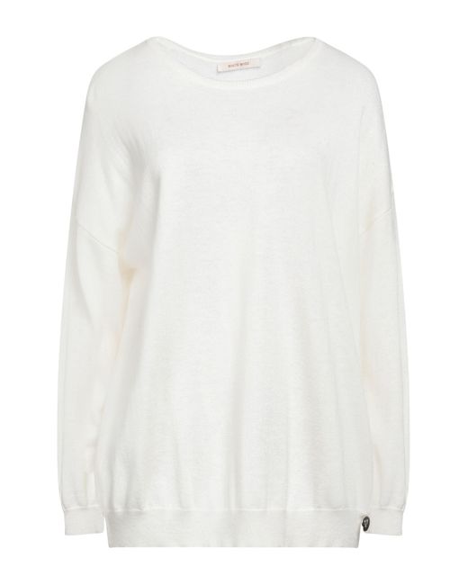 Pullover White Wise de color White