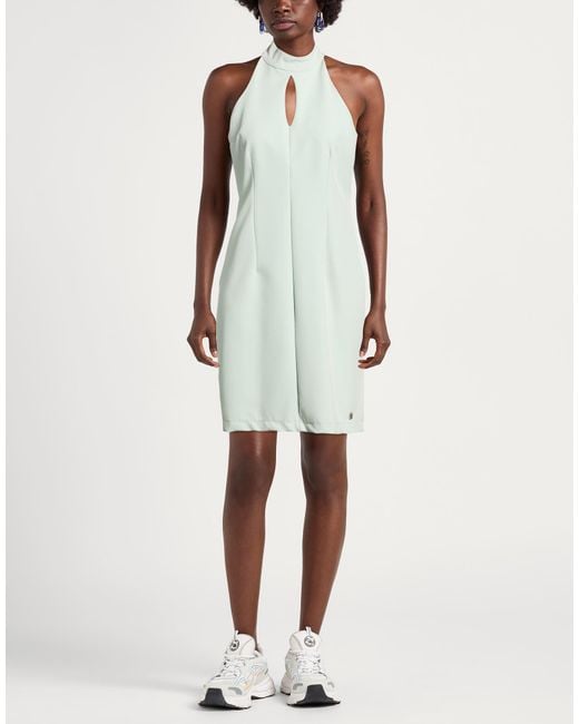 Yes Zee Blue Urban Chic Mini Dress Polyester, Elastane