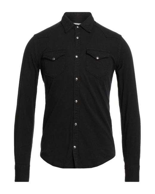 Aglini Black Shirt for men