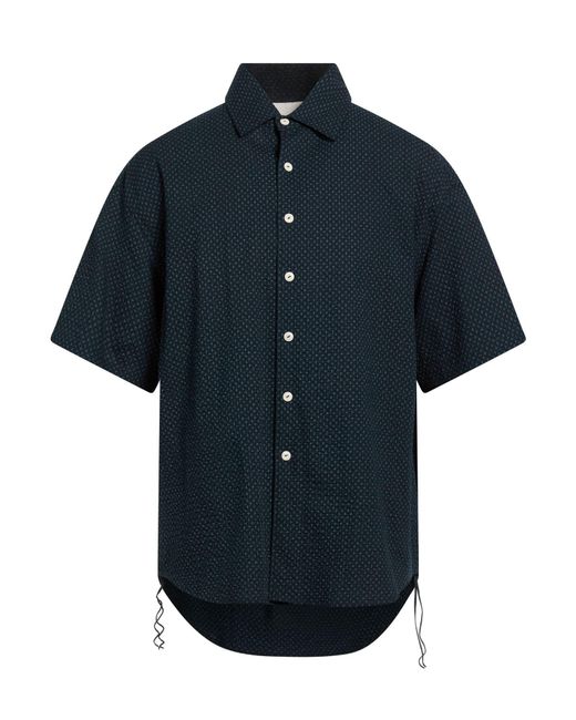 Merely Made Blue Midnight Shirt Cotton for men