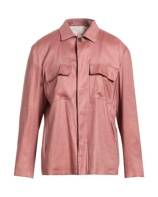 Lardini Pink Jacket Linen, Viscose, Elastane for men
