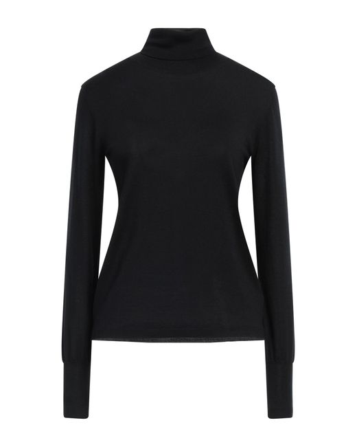 Aspesi Black Rollkragenpullover