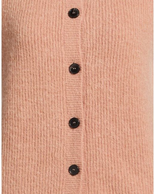 ViCOLO Pink Sand Cardigan Polyester, Wool, Alpaca Wool, Elastane