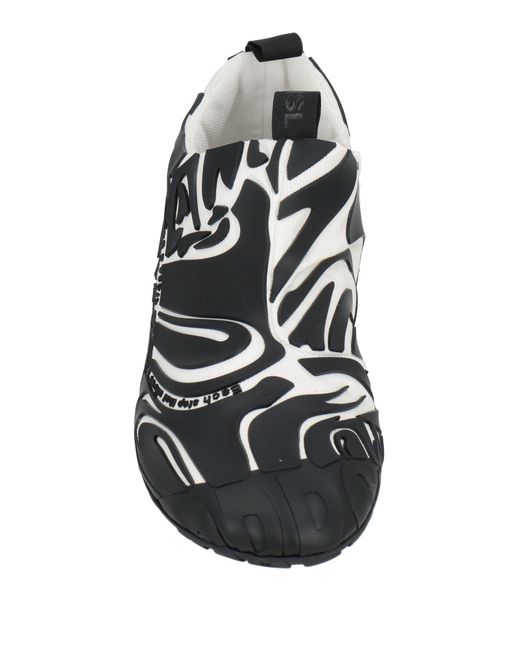 RBRSL RUBBER SOUL Black Sneakers Textile Fibers, Rubber for men
