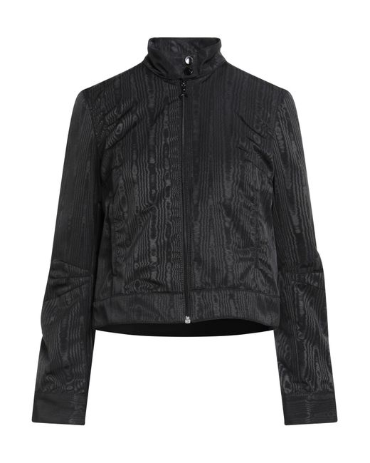 MARINE SERRE Black Jacket Recycled Polyester, Polyester