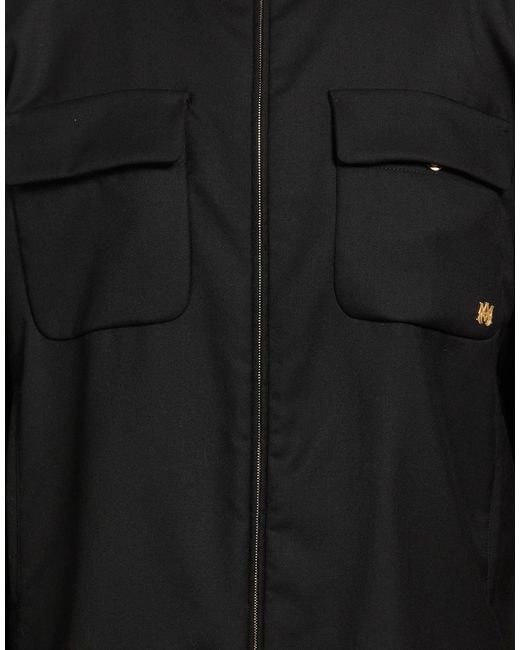 Amiri Black Jacket Virgin Wool for men