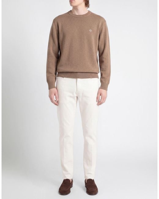 Jacob Cohen Brown Sweater Virgin Wool, Cashmere for men