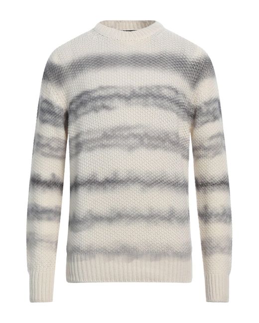 Bruno Manetti Gray Sweater for men