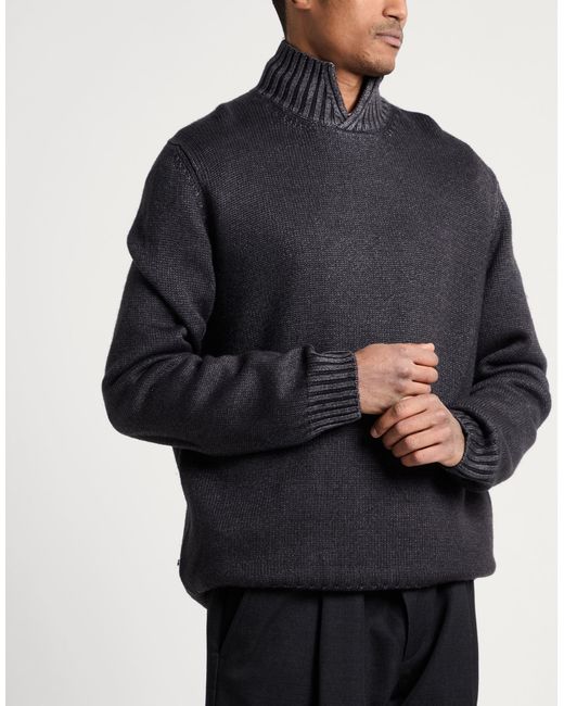 Dondup Blue Turtleneck Wool for men