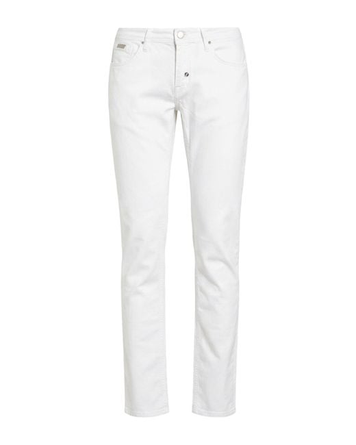 Antony Morato White Jeans Cotton, Elastane for men