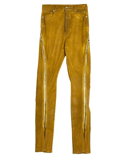 Rick Owens Yellow Jeans for men