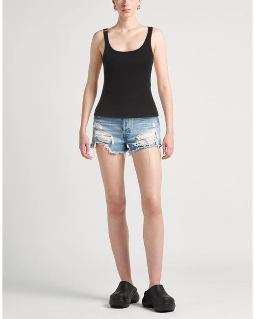 Mugler Black Tank Top