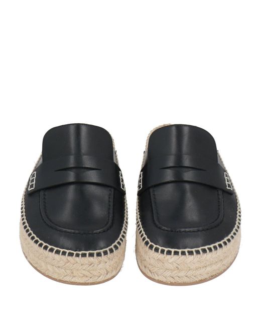 J.W. Anderson Black Espadrilles Leather