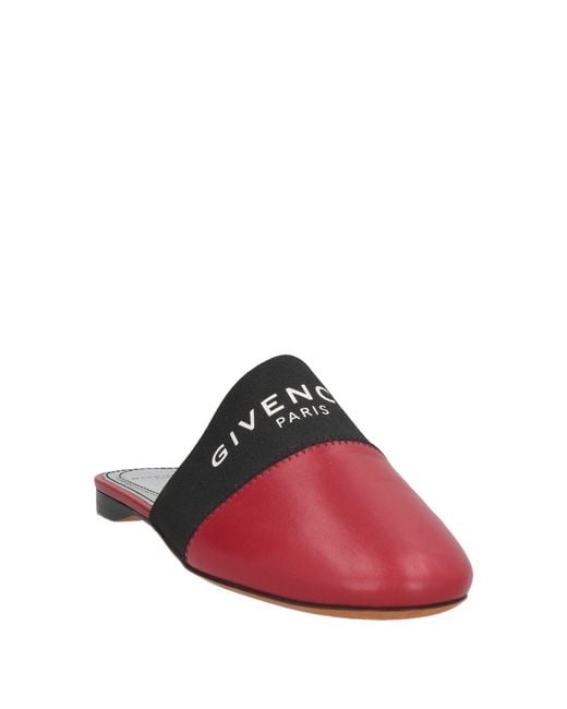 Givenchy Red Mules & Clogs