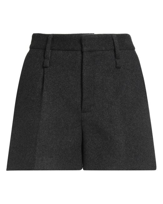 FEDERICO CINA Black Shorts & Bermuda Shorts