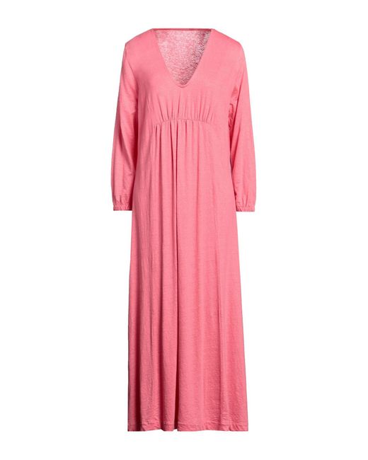 Majestic Filatures Pink Midi Dress