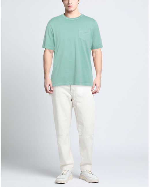 FILIPPO DE LAURENTIIS Green T-Shirts for men